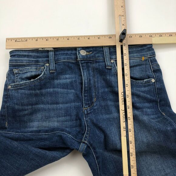Joe's Jeans Skinny Frayed Hem 26 (Fit 28W 28L) Denim BOHO Jeans - Picture 5 of 7